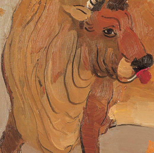 吴冠中|《五牛图》——综合版(油画） 商品图3