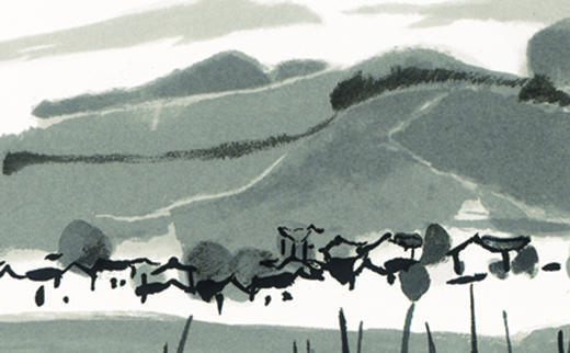 吴冠中|《江南春》——综合版（水墨） 商品图3