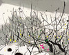 吴冠中|《遗忘的雪》—— 丝网版（签名） 商品缩略图1