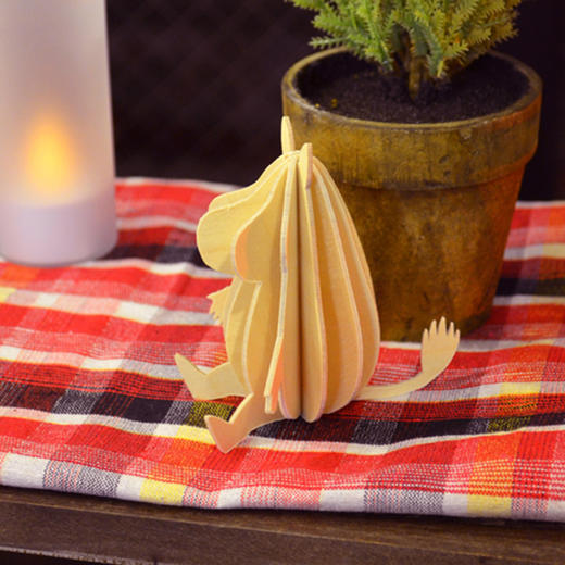 芬兰【乐唯 Lovi】Moomin系列 明星片包装 进口松木3D童话拼图 姆明 9cm 商品图3