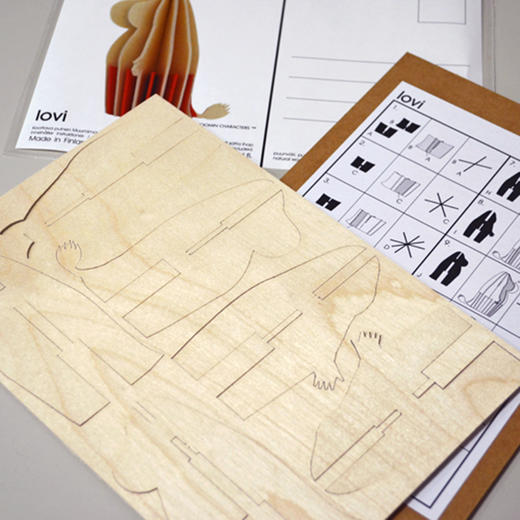 芬兰【乐唯 Lovi】Moomin系列 明星片包装 进口松木3D童话拼图姆明妈妈 11.5cm 商品图2