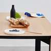【Inyard】45度桌系列桦木多层板 白橡木实木腿 中号黑白餐桌 商品缩略图7