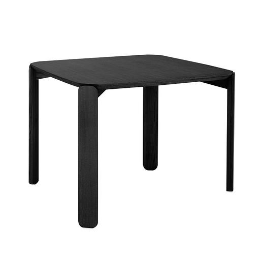 【Inyard】45度桌系列桦木多层板 白橡木实木腿 黑白大方桌 商品图5