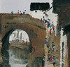 吴冠中|《绍兴河滨》——综合版（油画） 商品缩略图2