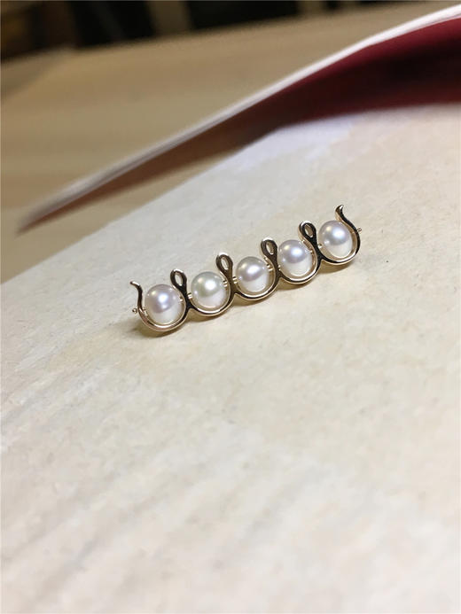 CHIC系列 淡水珍珠耳环 商品图0