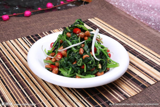 【凤酒飘香】陈醋菠菜花生米 商品图0