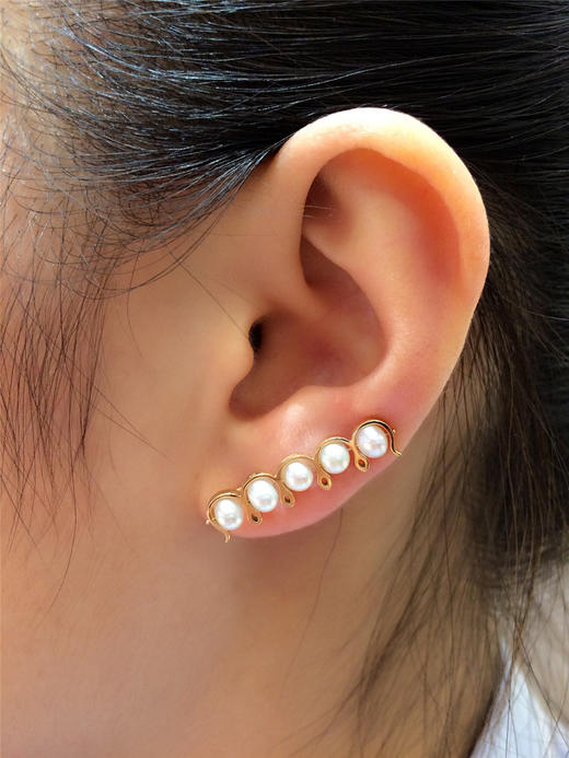 CHIC系列 淡水珍珠耳环 商品图2