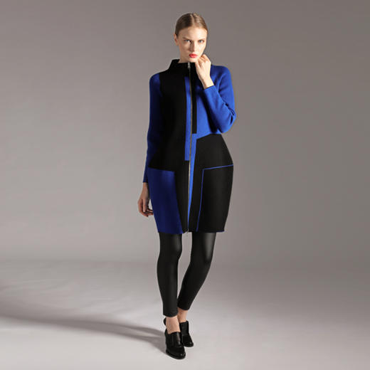 手工双面拉链大衣 JPF15W009B 商品图1