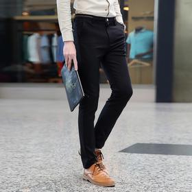 【服饰鞋包】新款秋冬男士休闲裤男青年韩版男式小脚裤 纯色弹力男休闲裤修身
