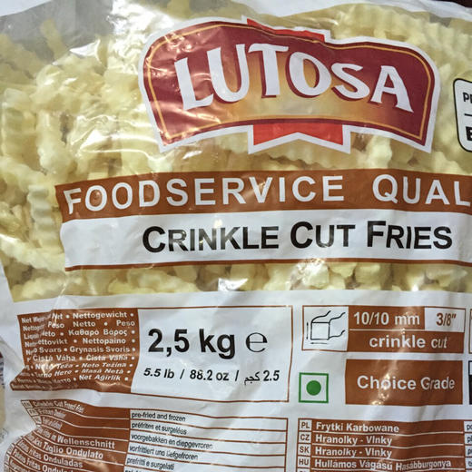 进口比利时路多萨薯条2.5kg  异形薯条多品种 商品图4