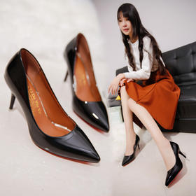 【服饰鞋包】春季新款尖头细跟高跟鞋欧美性感浅口单鞋女高跟女鞋