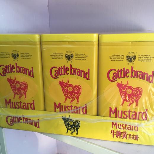 西餐进口调料牛头黄芥末粉 454g 商品图3