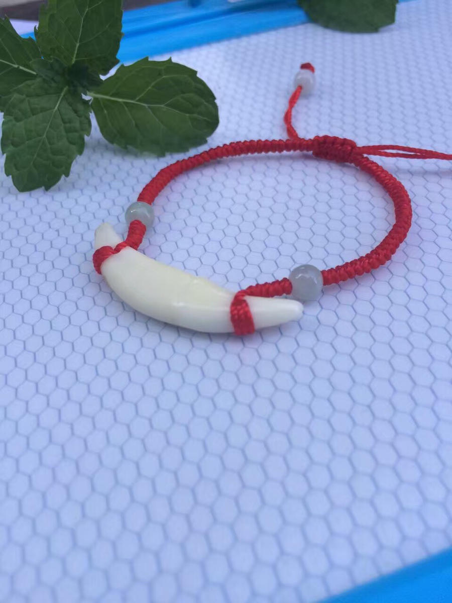 【狗牙脚链】婴儿护身辟邪神器【包邮】