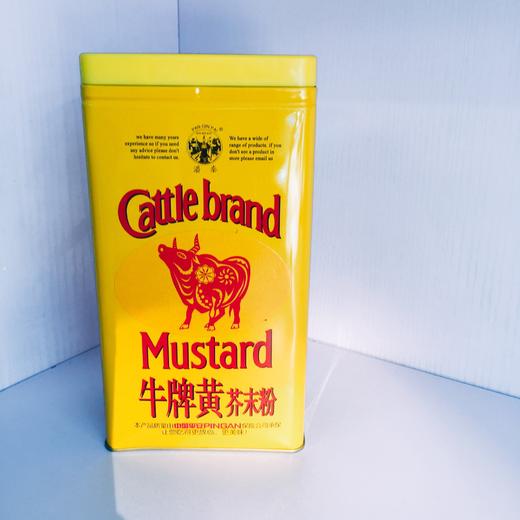 西餐进口调料牛头黄芥末粉 454g 商品图0