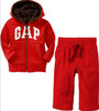 【童装】童装男童套装新款男孩欧美女童长袖套装gap加厚加毛连帽套装 商品缩略图0