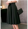 【百褶裙女】新款韩版秋冬半身裙女高腰大摆A字裙中长伞裙显瘦百褶裙 商品缩略图0