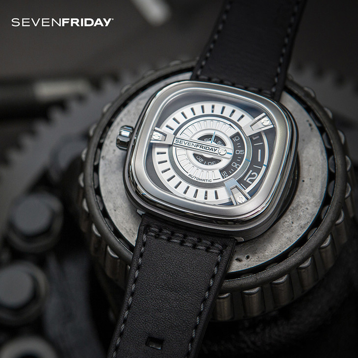 sevenfriday工业风炫酷机械腕表m11