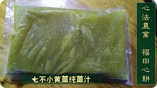 纯姜汁"七不"小黄姜纯汁2016鲜姜汁食用级250克 明德生态姜园 商品图2