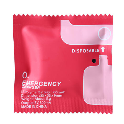 便携一次性充电宝 苹果应急充电纸片 minipower电池 安卓移动电源 商品图3