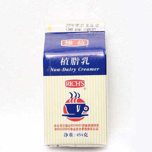 维益  植脂乳454g  奶茶原料 商品图0