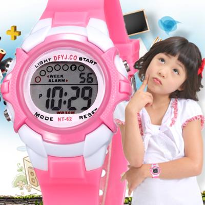 【手表】儿童手表女孩夜光小学生小女孩手表多功能运动电子表女童手表 商品图6