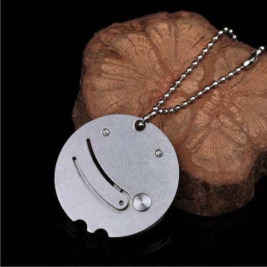 迷你钥匙挂扣硬币EDC户外多功能刀具， 商品图3