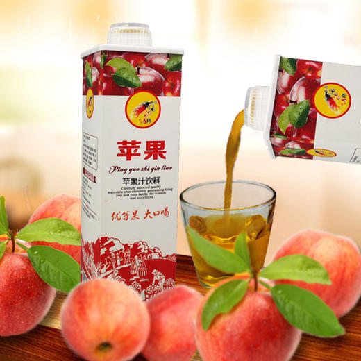 大马邦纸盒苹果汁 1l*6盒整箱