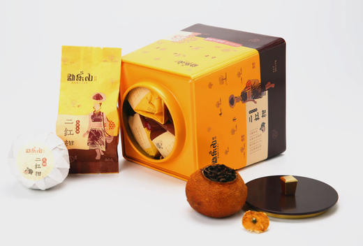 2016年和颐（易武古树）二红柑方罐礼盒装250g 商品图2