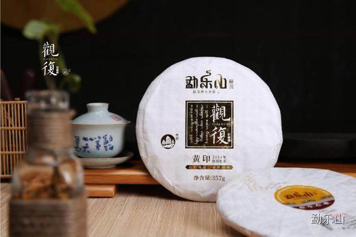 2014年观复(黄印)生饼357g 商品图2