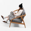 【MZGF 木智工坊】扶手椅布艺沙发 蝴蝶沙发M31 商品缩略图8