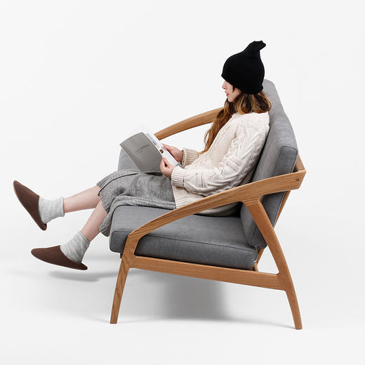 【MZGF 木智工坊】扶手椅布艺沙发 蝴蝶沙发M31 商品图8