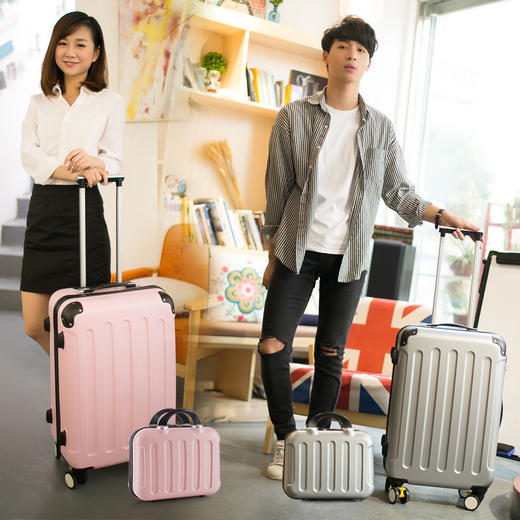 【服饰鞋包】ABS拉杆箱万向轮商务行李箱子学生旅行箱包 商品图0
