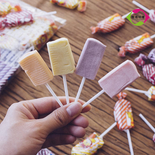 泰国原装进口雪条水果汁棒棒糖4种水果味192g袋装儿童零食喜糖果