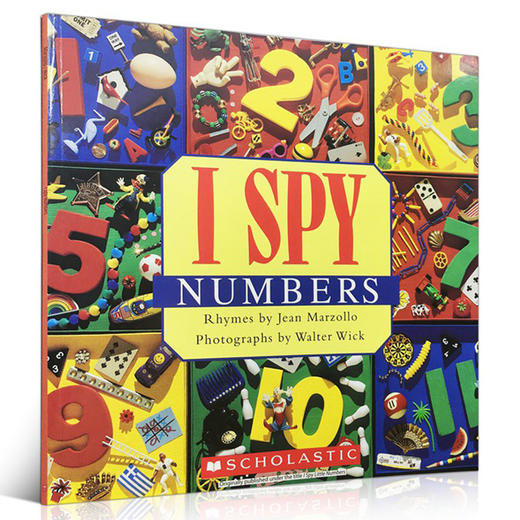 【新人礼】英文原版书 I Spy Numbers 数字视觉大发现 美国英语益智游戏绘本 商品图0