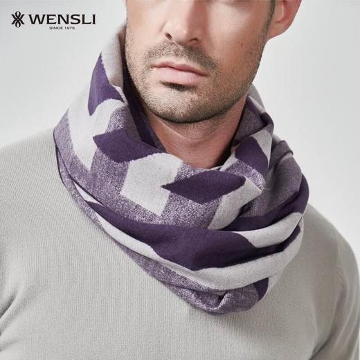 （永久下架）万事利皓月梦影 真丝绒围巾 商品图1