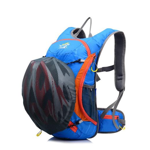【背包】。探路行背包双肩自行车山地车带头盔网罩专业户外骑行装备 商品图0
