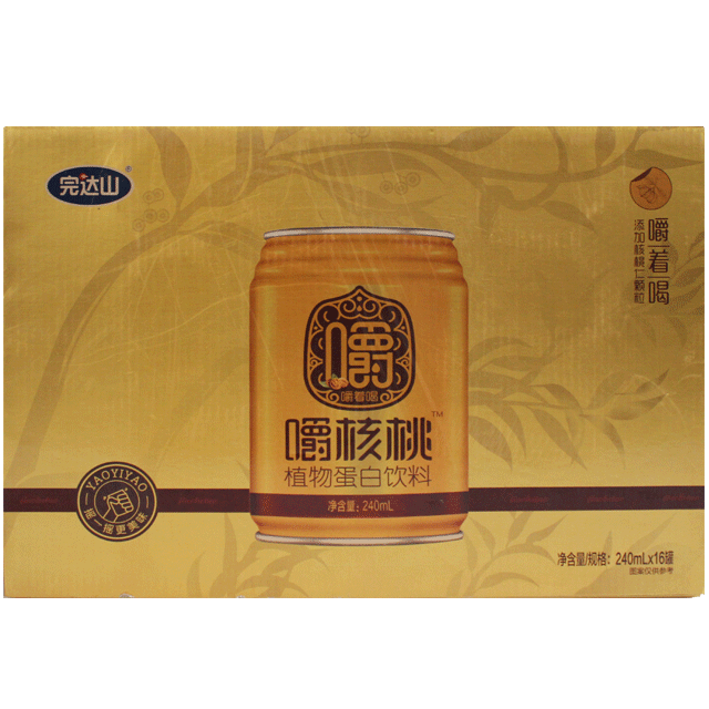 完达山嚼核桃240ml16罐