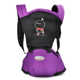【母婴】四季多功能腰凳婴儿背带新生儿童宝宝抱婴透气前抱式腰凳双肩