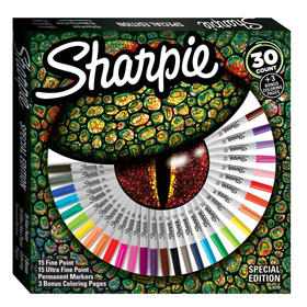 Sharpie 特别版永久记号笔30只混合颜色套装