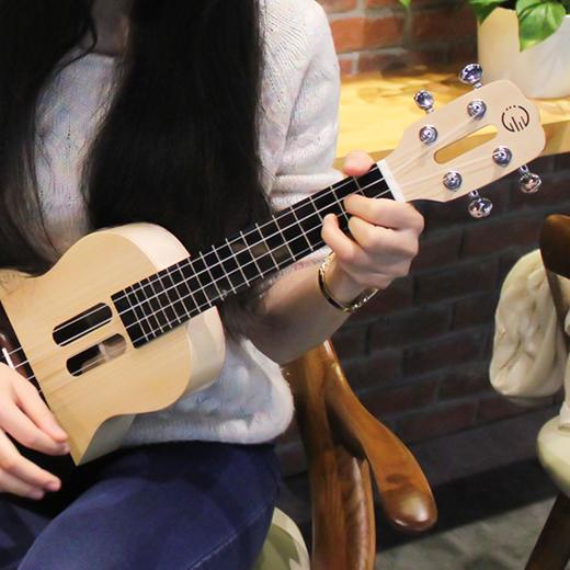 Populele U1 UW  智能尤克里里乌克丽丽23寸智能小吉他饼干款ukulele 庞大曲库 APP 节奏大师游戏 商品图5