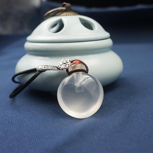 精油扩香项链 如意圆满 白月光石扩香项坠 商品图1