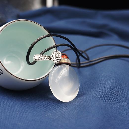 精油扩香项链 如意圆满 白月光石扩香项坠 商品图2