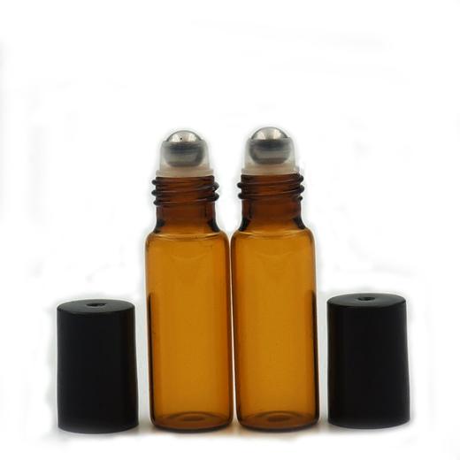 平衡族茶色玻璃精油瓶滚珠瓶护肤品分装瓶化妆品钢珠走珠瓶7ml/10ml 商品图1