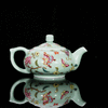 豆青/天青珐琅彩折枝柿壶 商品缩略图2
