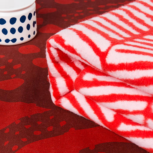 【买两套床品赠一条毛毯】【哇物】wowu Salmon 鲑鱼毯 双面设计 北欧风格毯子 商品图8