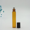茶色玻璃精油瓶滚珠瓶护肤品分装瓶化妆品钢珠走珠瓶10ML 商品缩略图1