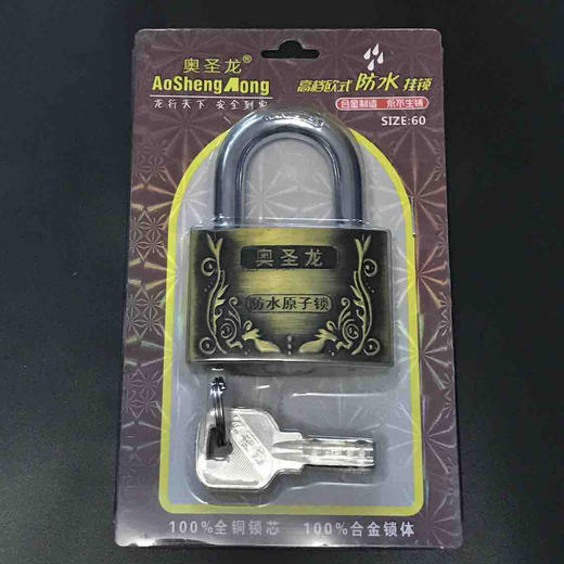 〖B025〗奥圣龙防水原子锁40 商品图1