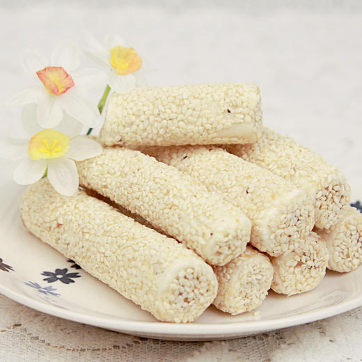 常州特产西林康王芝麻糖麻酥糖寸金糖浇切片零食送礼300g盒装 商品图1