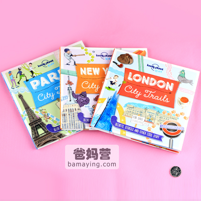 【直播专享】LP旅行圣经 Lonely Planet Kids！《孤独星球》儿童旅行城市指南，英文原版！伦敦、纽约、巴黎！6岁+