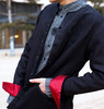 子皿三石设计师原创新中式男装事事如意系列开襟短棉袄 商品缩略图6